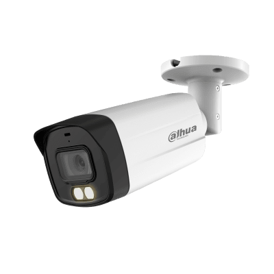 CÁMARA DAHUA BULLET 2MP IR40 DOBLE LED CON AUDIO DH-HAC-HFW1239TMN-IL-A-0280B-SA1