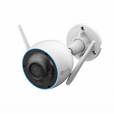 CÁMARA EZVIZ BULLET 3K WIFI H3 IA SIRENA Y LUZ CS-H3-R100-1J5WKFL1