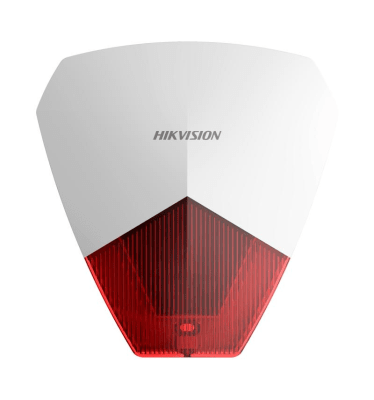 SIRENA HIKVISION CABLEADA ROJA INTERIOR DS-PS1-R1
