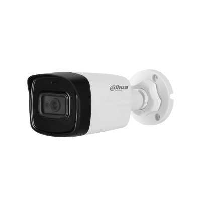 CÁMARA DAHUA BULLET 8MP IR80 LENTE FIJO DH-HAC-HFW1800TLN-A-0600B1