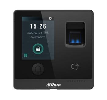 CONTROL DE ACCESO STANDALONE DAHUA HUELLA/TARJETA/CLAVE DHI-ASI1212F1