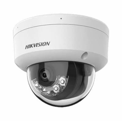 CÁMARA HIKVISION DOMO IP 4MP IR30 IK09 SMART HYBRID LIGHT CON AUDIO DS-2CD1143G2-LIU1