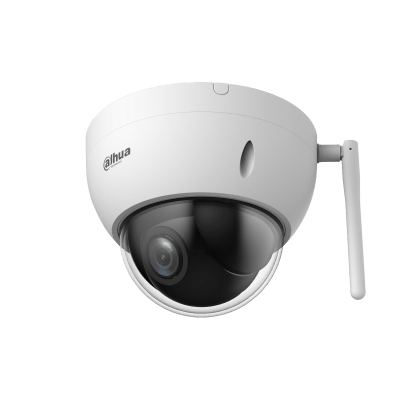 Cámara Dahua Domo IP 2MP IK10 WiFi PTZ Zoom Optico 4X DH-SD22204DB-GNY-W1