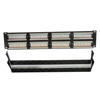 PATCH PANEL CAT6 48P CARGADO 2U BDN 501461