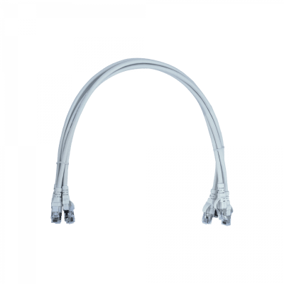 CABLE PATCH CAT6A 50CM BLANCO 4UNI MULTIFILAR LINKMADE C6AW-05-41