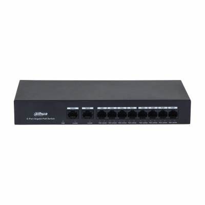 SWITCH DAHUA POE 8 PUERTOS GIGABIT DH-PFS3010-8GT-651