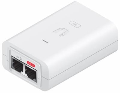 INYECTOR POE UBIQUITI 48V 24W 0.5A POE 48-24W-G1