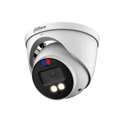 CÁMARA DAHUA DOMO 2MP IR40 TIOC CON AUDIO Y DISUACION ACTIVA DH-HAC-ME1239HN-A-PV1