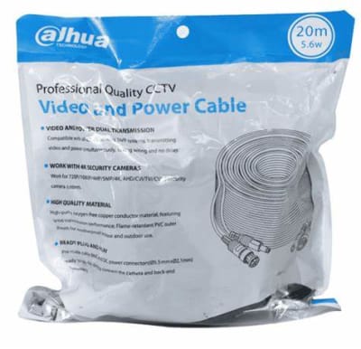 CABLE PARA CAMARA DE VIGILANCIA DAHUA 20MT DH-PFM942I-20-51