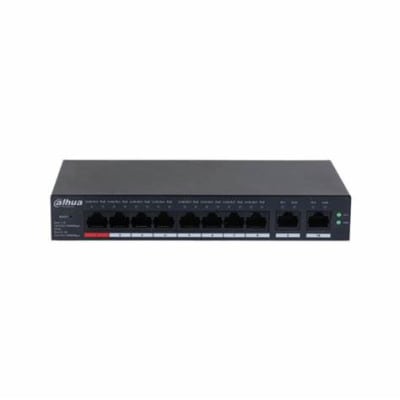 SWITCH DAHUA 8 PUERTOS POE GIGA. ADMIN CLOUD DH-CS4010-8GT-1101