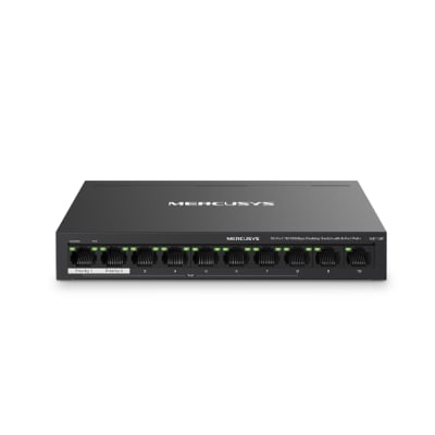SWITCH MERCUSYS 10 PUERTOS  10/100 MBPS CON 8 PUERTOS POE MS110P9