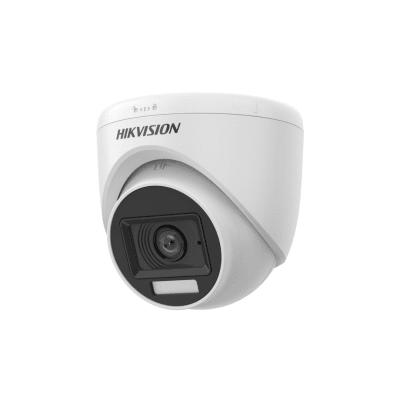 Cámara hikvision domo 3K smart hybrid light con audio DS-2CE76K0T-LPFS1