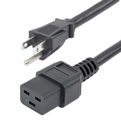 CABLE DE PODER 18A AMERICANO MACHO C19 HEMBRA 1,8MT1