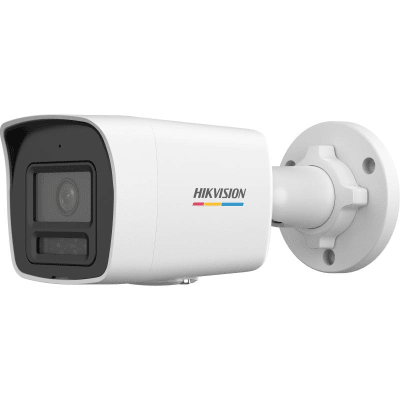 Cámara Hikvision Bullet IP 2MP IR30 ColorVu/Smart Hybrid Light Con Audio DS-2CD1027G2H-LIU1