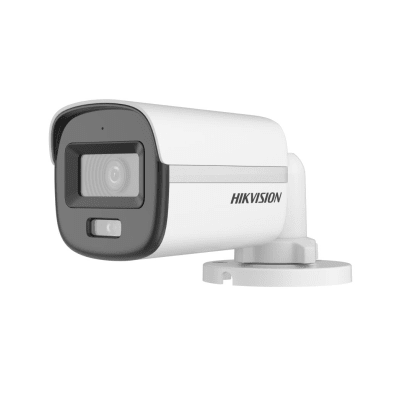 CÁMARA HIKVISION BULLET 2MP IR20 COLORVU/SMART HYBRID LIGHT CON AUDIO DS-2CE10DF0T-LFS1