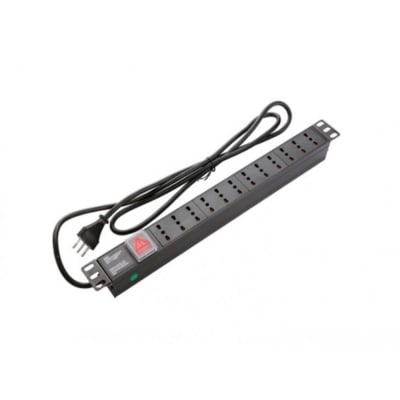 PDU 12 ENCHUFES 10A CON INTERRUPTOR 19