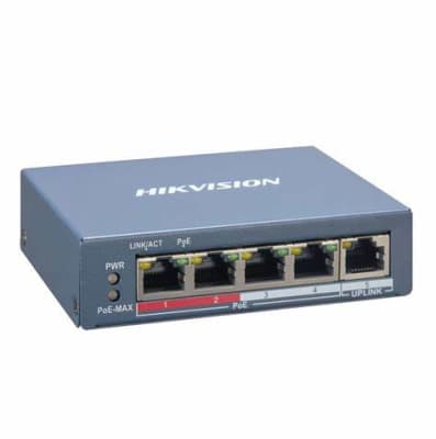 SWITCH HIKVISION 4FE POE INTELIGENTE DS-3E1105P-EI/M1