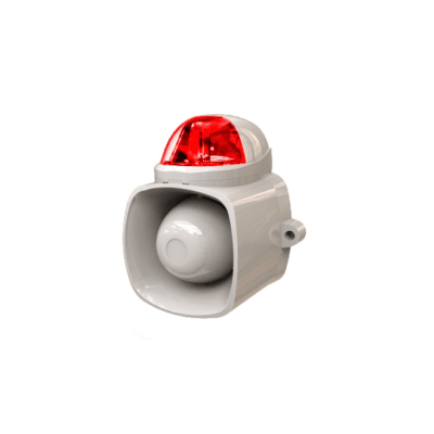 SIRENA 20W EXTERIOR BLANCA Y LUZ ROJA ATC1