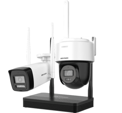 KIT INALAMBRICO HIKVISION WIFI 2MP NVS 4CH SD +1 BULLET 2MP +1 PT 2MP NKS422W03H1