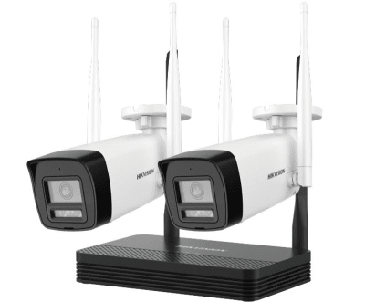 KIT INALAMBRICO WIFI HIKVISION NVS 4CH DS 2 BULLET 2MP NKS422W0H1