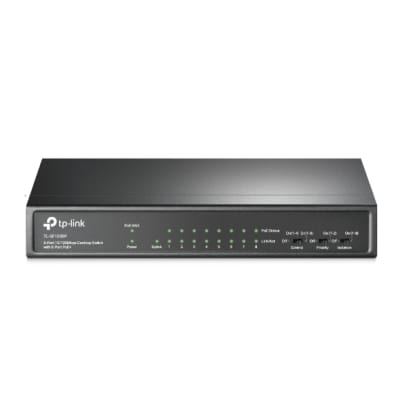 SWITCH PTP- LINK 9-PORT 10/100MBPS DESKTOP WITH 8-PORT POE+ TL-SF1009P1