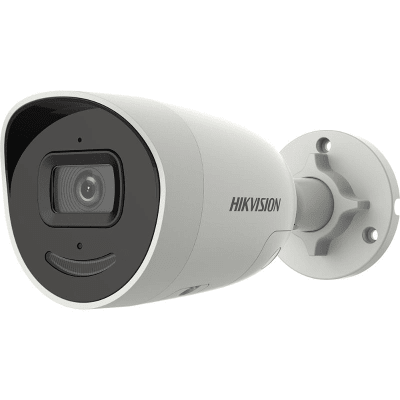 CÁMARA HIKVISION BULLET IP 6MP IR40 ACUSENSE CON LUZ ESTROBOSCIPICA Y ADVERTENCIA AUDIBLE DS-2CD2066G2-IU/SL1