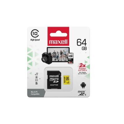MICRO SD 64GB MAXELL CLASS 101