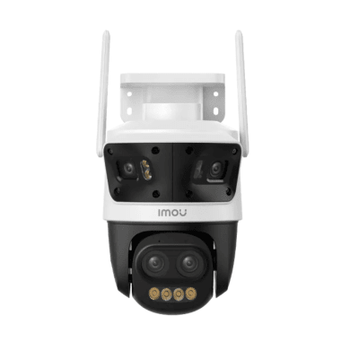 CÁMARA IMOU PT IP WiFi POE CRUSIER PANO Z CUATRO LENTES FIJOS 4MP LENTES PT 5MP ZOOM 12X IPC-S76DN-13M0N1
