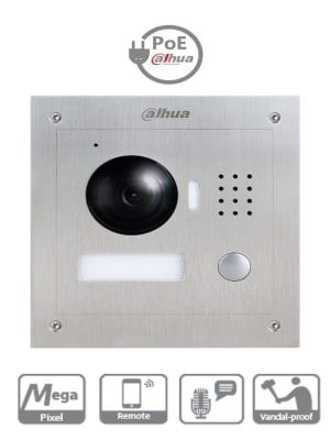 UNIDAD EXTERNA PARA VIDEO PORTERO DAHUA IK07 IP54 DHI-VTO2000A-2-S16