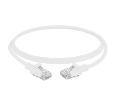 CABLE PATCH CAT6A 2MT BLANCO BLINDADO 30AWG 3Z PCC6A2M30BL1