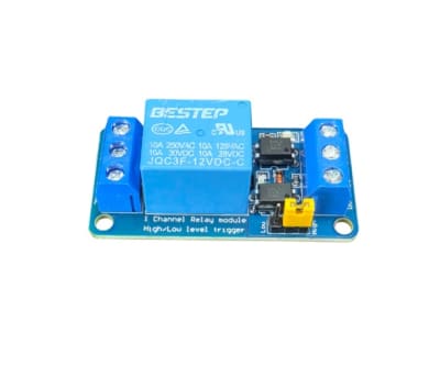 modulo relé 12V a 220V 10A  para alarma, DVR, NVR y cámaras IP1