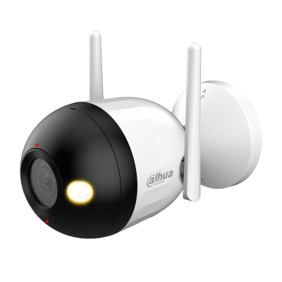 CAMARA DAHUA BULLET IP 4MP WIFI DISUASION ACTIVA DH-F4C-PV2