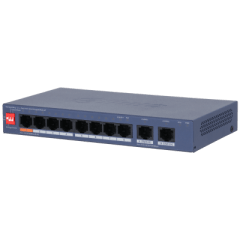 SWITCH DAHUA 8 PUERTOS POE ADMINISTRADO POR GLOUD + 2 PUERTOS GIGA DH-CS4010-8ET2GT-60