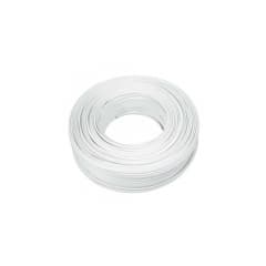 ROLLO DE CABLE PARALELO 2 PARES BLANCO 100 MTS