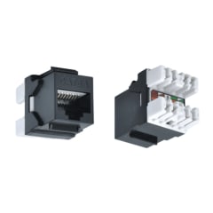 MODULO HEMBRA CAT6 NEGRO 3Z MCAT6N