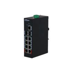 SWITCH DAHUA 8 POE INDUSTRIAL 1GBPS+2SFP + 1 UPLINK 120W NO ADMINISTRABLE DH-PFS3211-8GT-120