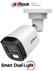 CÁMARA DAHUA BULLET 2MP DUAL LIGHT CON AUDIO DH-HAC-B1A21N-U-IL-A