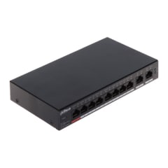 SWITCH DAHUA 8 PUERTOS POE  110W 100Mbps 2x1Gbps UPLINK DESKTOP DH-CS4010-8ET2GT-110