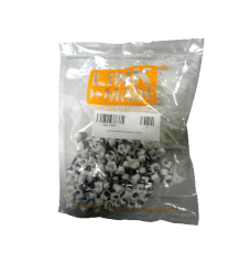 BOLSA DE GRAMPAS 5MM 100 UNIDADES BLANCA LINKMADE GRAMPA5MM-W