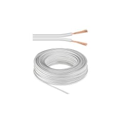 CABLE  PARALELO BLANCO 2X24AWG-B 100MTS