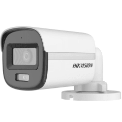 CÁMARA HIKVISION BULLET 3K IR20 COLORVU/SMART HYBRID LIGHT METALICA CON AUDIO DS-2CE10KF0T-LFS