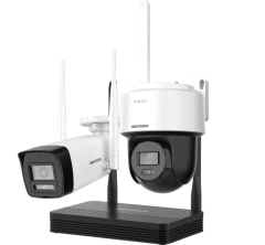 KIT INALAMBRICO HIKVISION WIFI 2MP NVS 4CH SD +1 BULLET 2MP +1 PT 2MP NKS422W03H