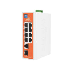 SWITCH INDUSTRIAL WITEK 8 PORT 100MBPS + WITH 1-PORT 1000 MBPS