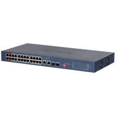 Switch Dahua Gigabit 24 Puertos PoE 2 Puertos RJ45 2 Puertos SFP gestionado en la nube 240W DH-CS4228-24GT-240