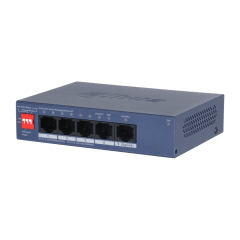 SWITCH DAHUA 4 PUERTOS POE ETHERNET 1 PUERTO UPLINK GIGABIT GESTIONADO POR LA NUBE 36W DH-CS4005-4ET1GT-36