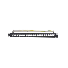 PATCH PANEL 3Z 24 PUERTOS BLINDADA (VACIA) PP24PVBL