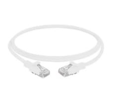 CABLE PATCH CAT6A BLINDADO 1MT BLANCO 30AWG 3Z PCC6A1M30BL