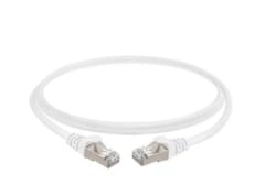 CABLE PATCH CAT6A 2MT BLANCO BLINDADO 26AWG PCC6A2MB