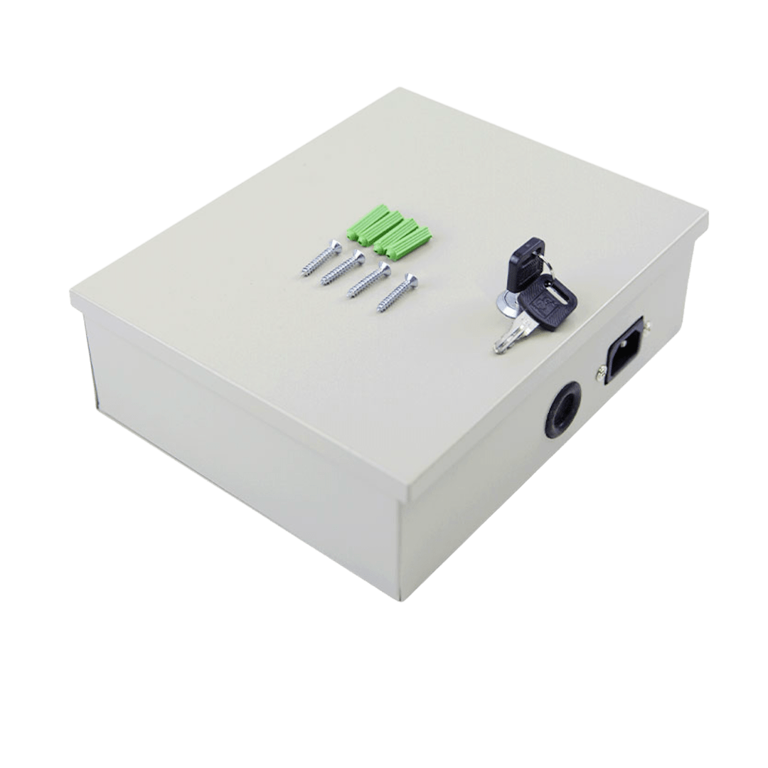 FUENTE DE PODER UPS 12V 10A 9 CANALES PARA CCTV Y SEGURIDAD (Batería 12V)2