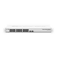 SWITCH MIKROTIK SMART SWOS RACK 24-1000 2-SFP/SFP+10G 10-30V POE-IN CSS326-24G-2S+RM5